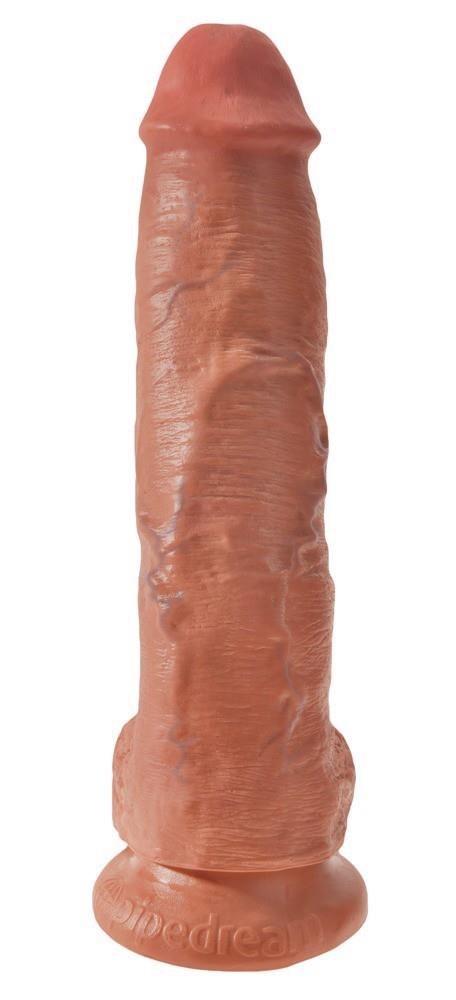 King Cock 10 inch Balls Tan King Cock 10 inch Balls Tan