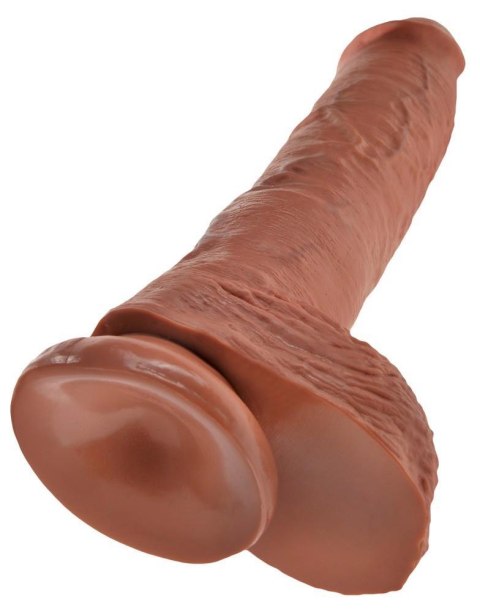 King Cock 10 inch Balls Tan King Cock 10 inch Balls Tan