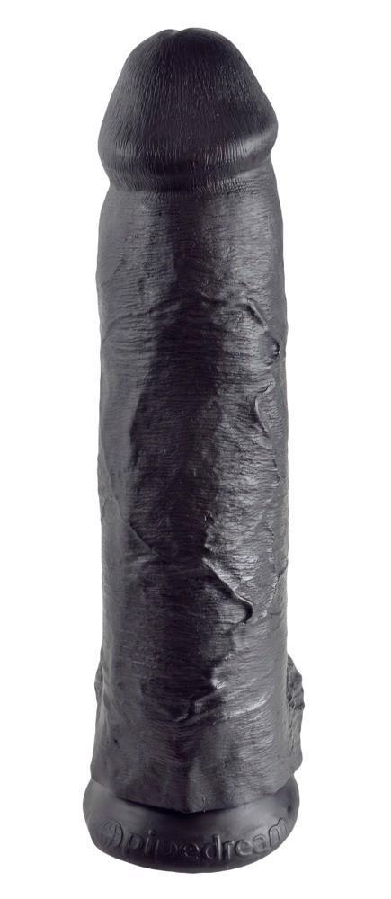 King Cock 12 inch Balls Black King Cock 12 inch Balls Black
