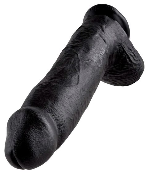 King Cock 12 inch Balls Black King Cock 12 inch Balls Black