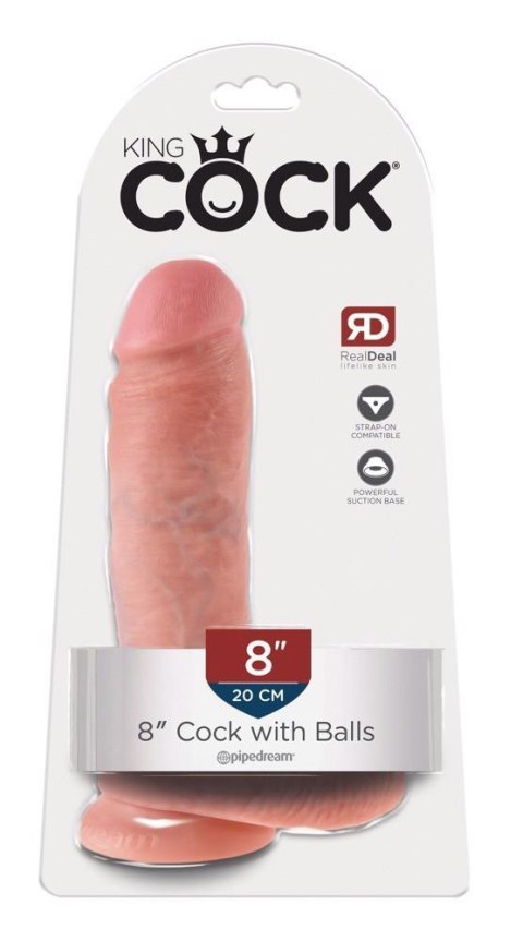 King Cock 8 inch Cock Balls Fl King Cock 8 inch Cock Balls Fl