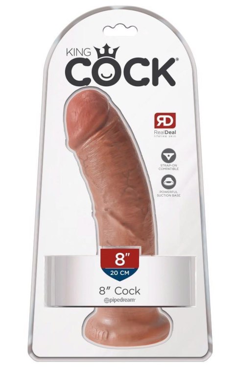 King Cock 8 inch Tan King Cock 8 inch Tan