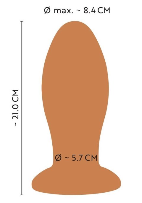 ANOS Big soft butt plug with s