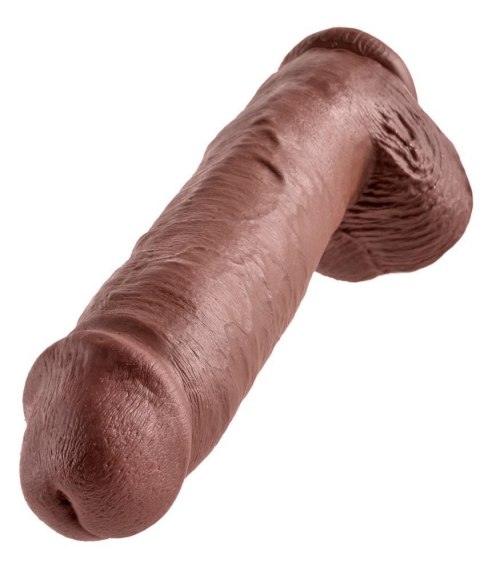 KC 11" Cock with Balls Brown KC 11" Cock with Balls Brown