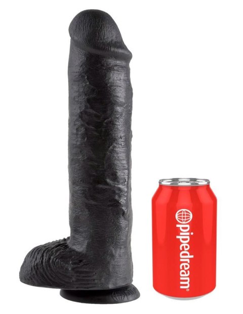 KC 11" Cock with Balls Dark KC 11" Cock with Balls Dark