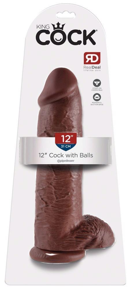 King Cock 12" Cock w Balls Bro King Cock 12" Cock w Balls Bro