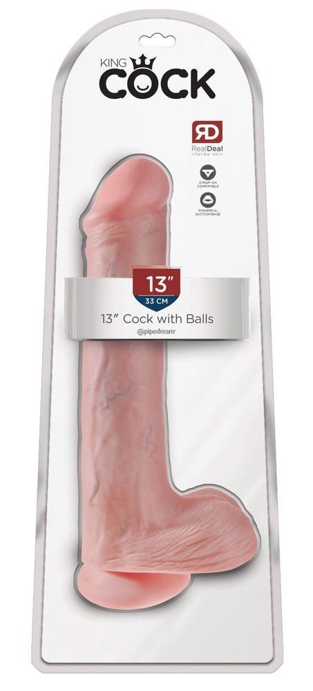 King Cock 13" Cock w Balls Lig King Cock 13" Cock w Balls Lig