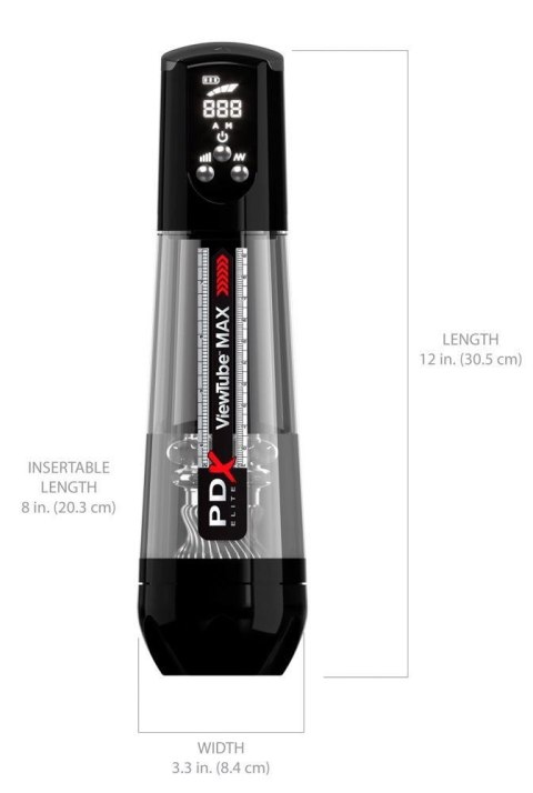 PDX Elite ViewTube MAX Black PDX Elite ViewTube MAX Black