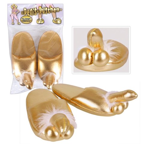 Penis Slippers Gold Penis Slippers Gold