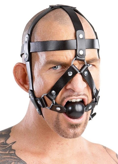 Leather Head Harness & Gag Leather Head Harness & Gag