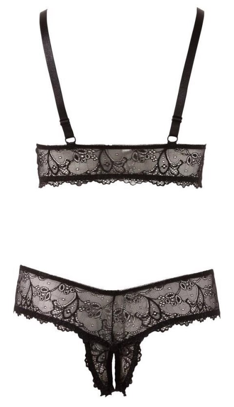 Bra and String black 2XL