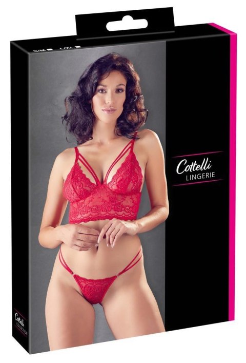 Bra and String red L/XL Bra and String red L/XL