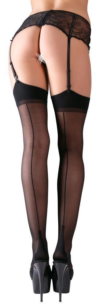 Stockings with seam black 1 Stockings with seam black 1