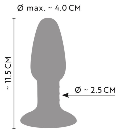 ANOS Triple Color Butt Plug w
