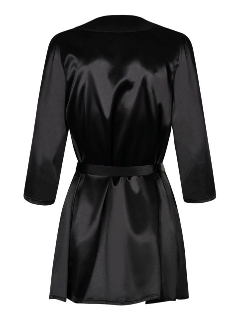 Bielizna-Satinia szlafrok czarny S/M Bielizna-Satinia szlafrok czarny S/M