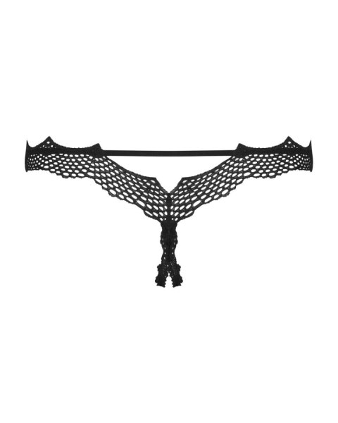 Bielizna-Bravelle stringi otwarte czarne S/M Bielizna-Bravelle stringi otwarte czarne S/M