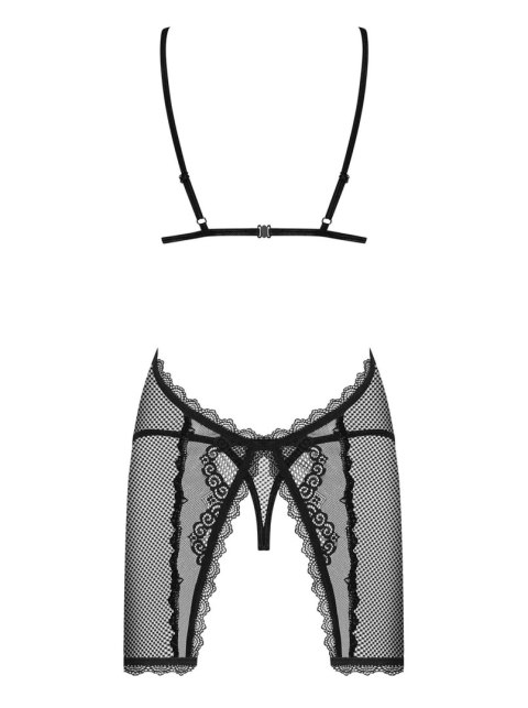 Bielizna-Millagro koszulka i stringi czarna L/XL