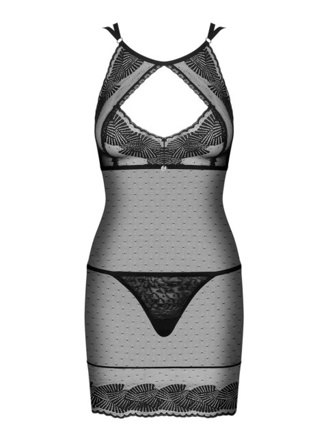 Bielizna-Allastia koszulka i string czarna L/XL