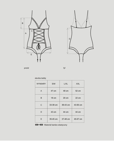 Bielizna-Slevika body L/XL Bielizna-Slevika body L/XL