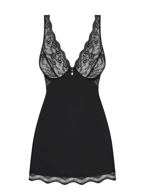 Bielizna-Luvae babydoll i stringi Czarny S/M Bielizna-Luvae babydoll i stringi Czarny S/M