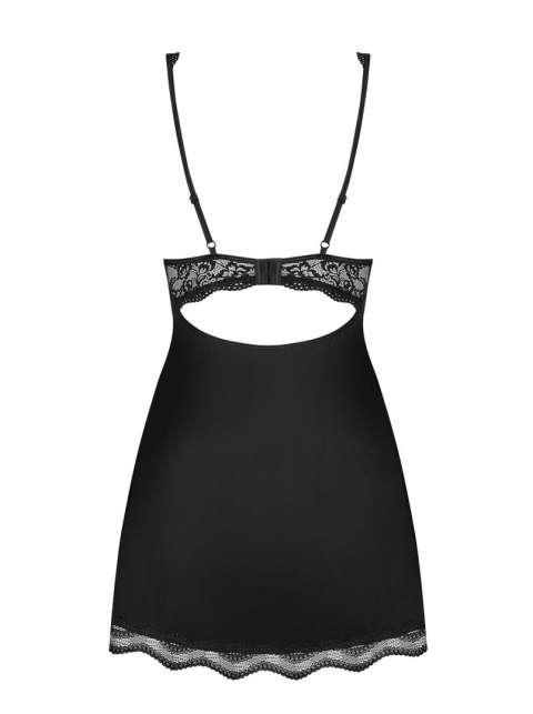 Bielizna-Luvae babydoll i stringi Czarny S/M Bielizna-Luvae babydoll i stringi Czarny S/M