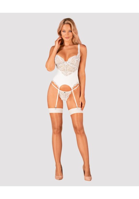 Bielizna-S814 pończochy białe L/XL Bielizna-S814 pończochy białe L/XL