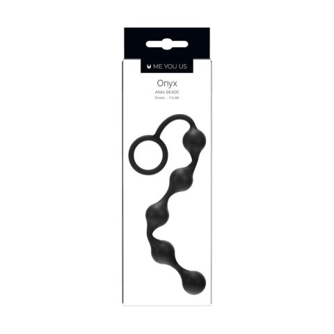 Plug/kulki-Onyx Silicone Anal Beads Plug/kulki-Onyx Silicone Anal Beads