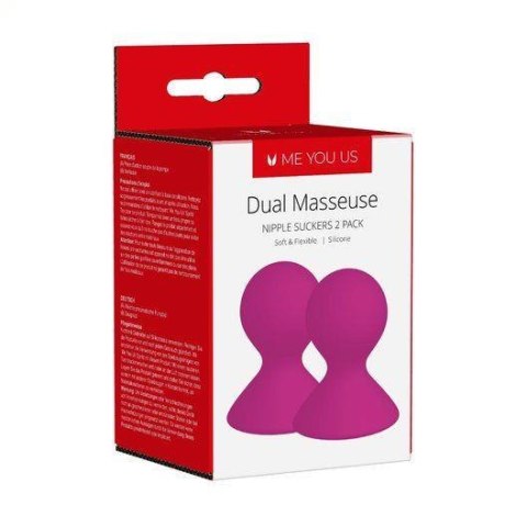 Pompka- Me You Us Dual Masseuse Silicone Nipple Suckers 2 Pack Purple Pompka- Me You Us Dual Masseuse Silicone Nipple Suckers 2 Pack Purple