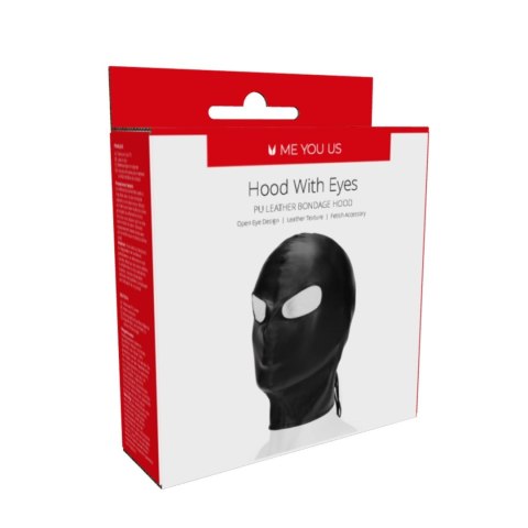 Me You US Hood with Eyes Pu Leather Me You US Hood with Eyes Pu Leather