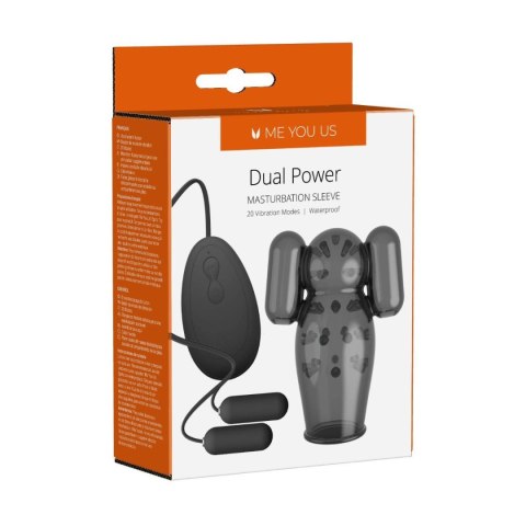 Me You Us Dual Power Masturbation Sleeve Me You Us Dual Power Masturbation Sleeve