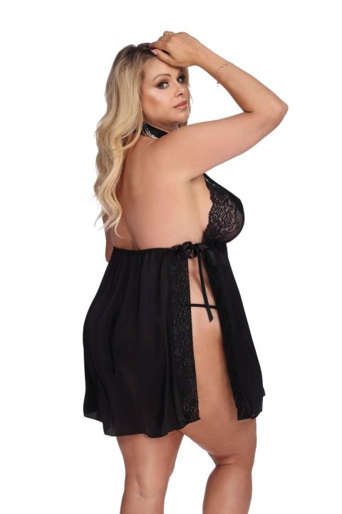 LAURA black chemise XL+ (czarna halka) LAURA black chemise XL+ (czarna halka)