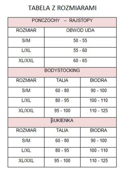 Bielizna-Rajstopy Białe JULIETT L/XL """"Amani"""" Bielizna-Rajstopy Białe JULIETT L/XL """"Amani""""