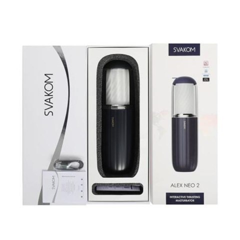 SVAKOM - Alex Neo 2 Interactive Thrusting Masturbator - Black SVAKOM - Alex Neo 2 Interactive Thrusting Masturbator - Black