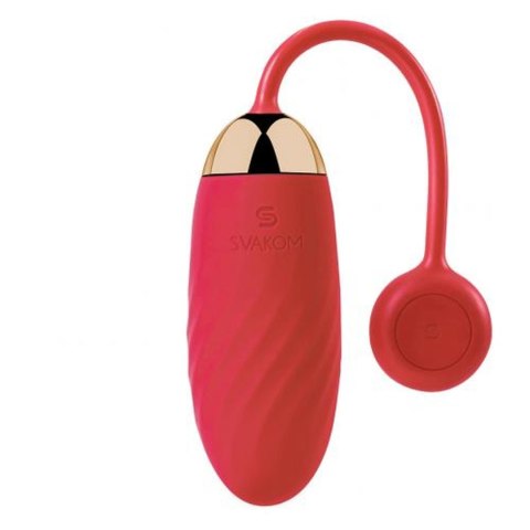 SVAKOM - Ella App-Controlled Vibrating Egg - Red SVAKOM - Ella App-Controlled Vibrating Egg - Red