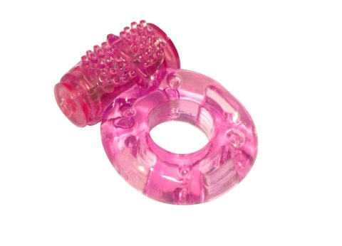 Cockring with vibration Rings Axle-pin pink Cockring with vibration Rings Axle-pin pink