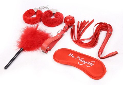 Fetish Fever - Bondage Set - 5 pieces - Red Fetish Fever - Bondage Set - 5 pieces - Red
