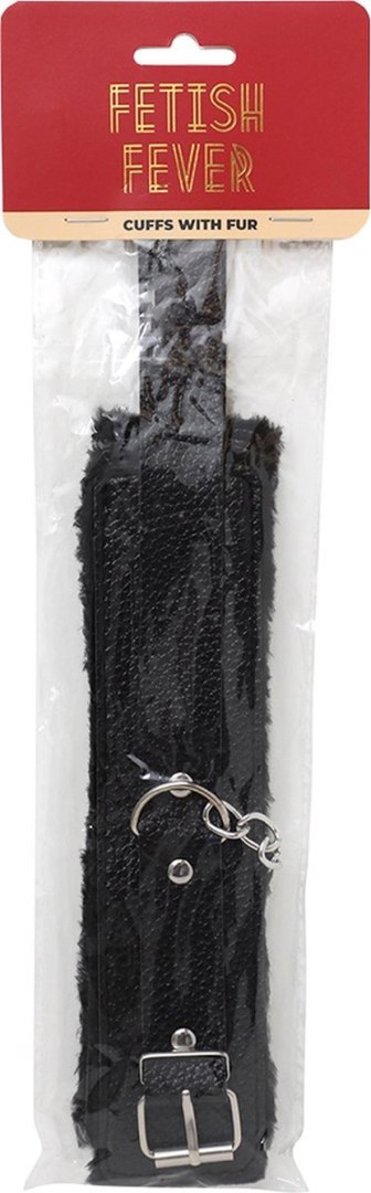 Fetish Fever - Cuffs With Fur - Black Fetish Fever - Cuffs With Fur - Black