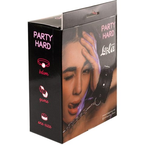 Kajdanki- Cuffs Party Hard Calm Balck Kajdanki- Cuffs Party Hard Calm Balck