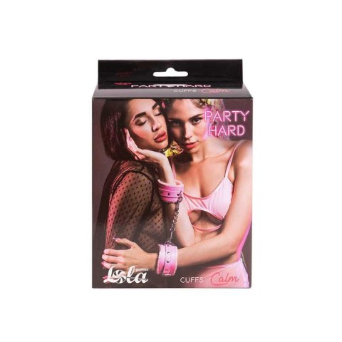 Kajdanki- Cuffs Party Hard Calm Pink Kajdanki- Cuffs Party Hard Calm Pink