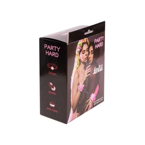 Kajdanki- Cuffs Party Hard Calm Pink Kajdanki- Cuffs Party Hard Calm Pink