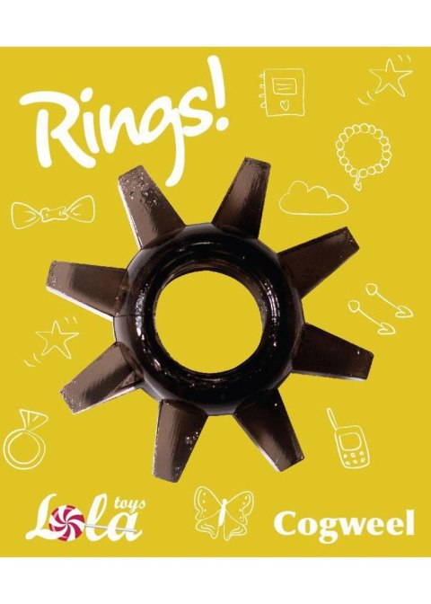 Pierścień-Cockring Rings Cogweel black Pierścień-Cockring Rings Cogweel black