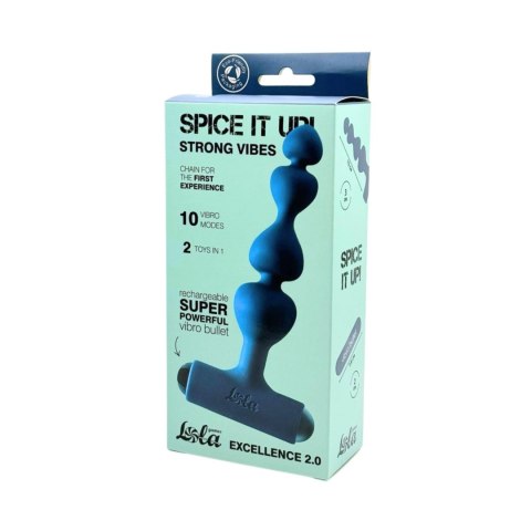 Anal Chain with Rechargeable Bullet Spice it Up Excellence 2.0 Anal Chain with Rechargeable Bullet Spice it Up Excellence 2.0