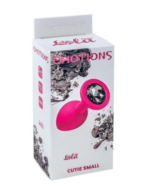Plug-Anal Emotions Cutie Small Pink black crystal Plug-Anal Emotions Cutie Small Pink black crystal