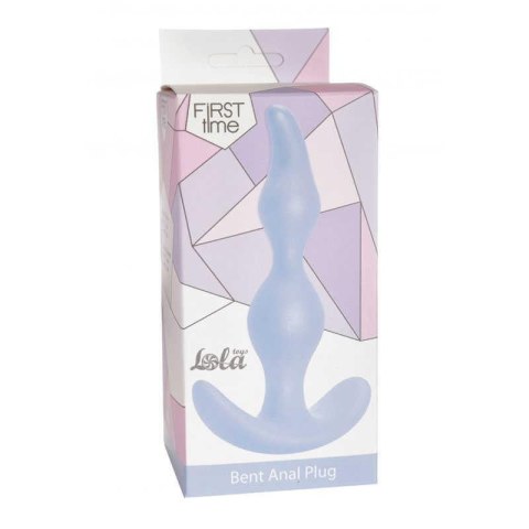 Plug-Bent Anal Plug Blue Plug-Bent Anal Plug Blue