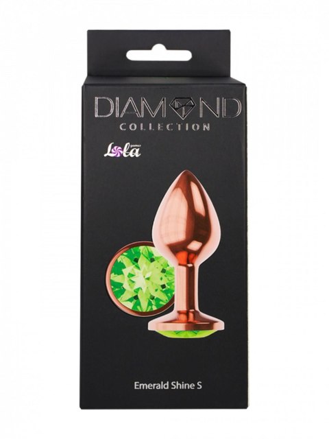 Plug-Butt Plug Diamond Emerald Shine S Rose Gold Plug-Butt Plug Diamond Emerald Shine S Rose Gold