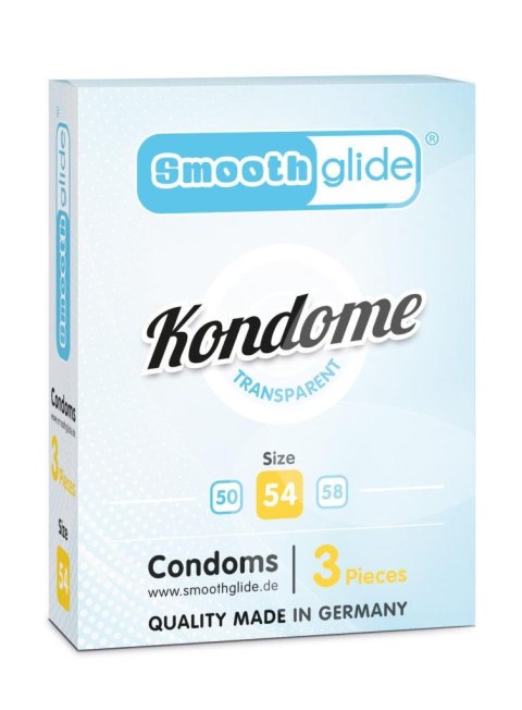 Smoothglide Kondome 54 mm 3er Packung Smoothglide Kondome 54 mm 3er Packung