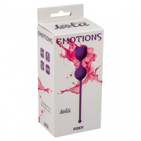 Vaginal balls Emotions Foxy Purple Vaginal balls Emotions Foxy Purple