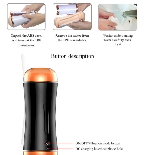Masturbator-Vibrating Masturbation B-Series