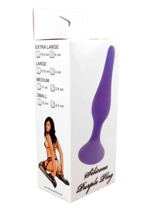 Plug-Silicone Plug Purple - Small