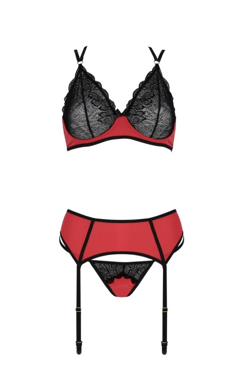 Bielizna-MAGNOLIA SET red XXL/XXXL Bielizna-MAGNOLIA SET red XXL/XXXL